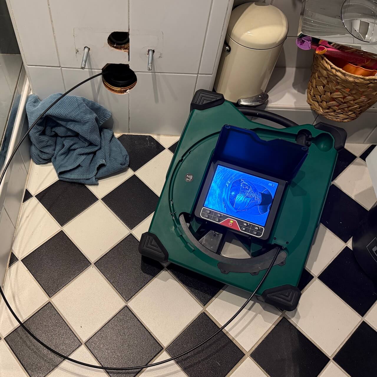 relinen afvoerleiding