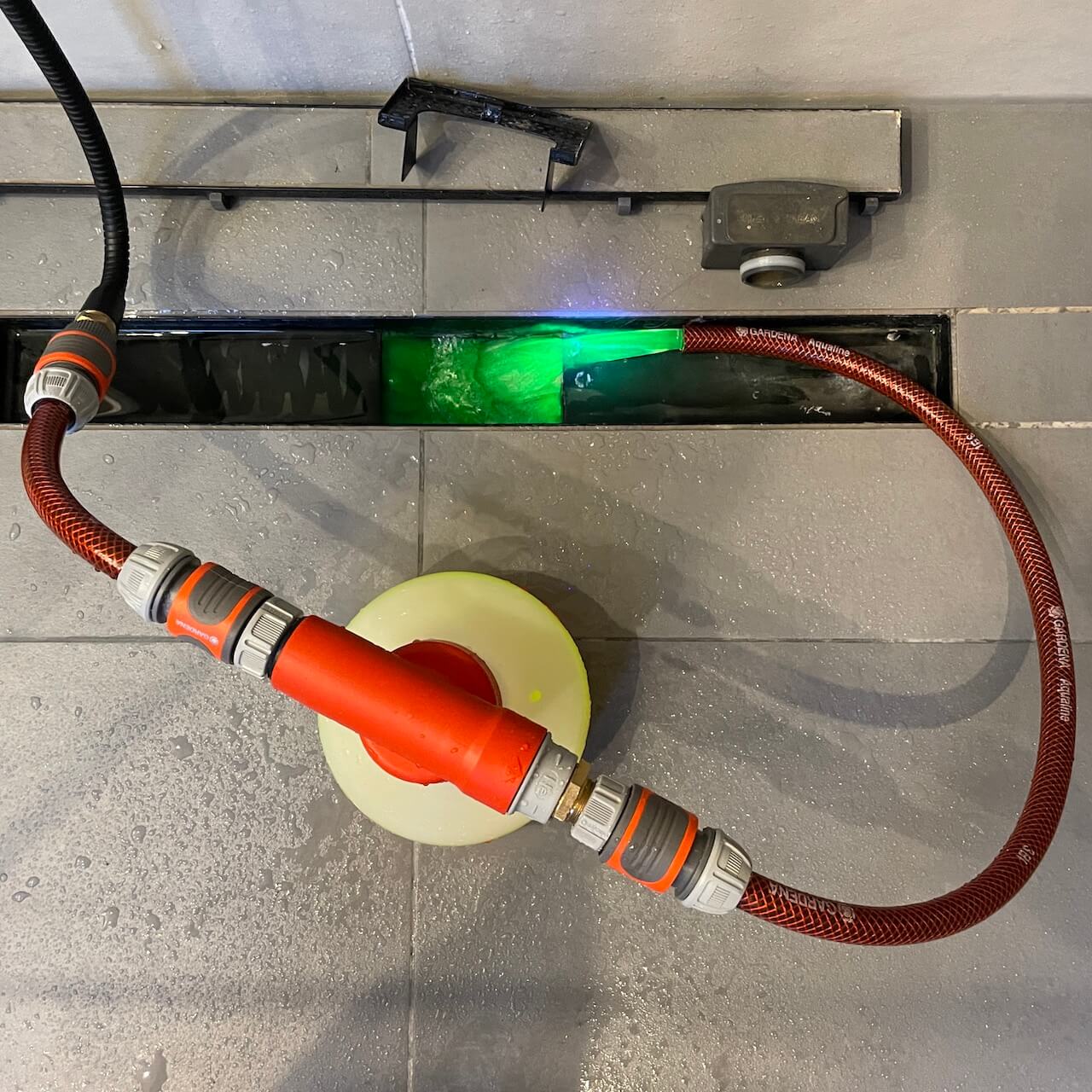 lekdetectie afvoerleiding