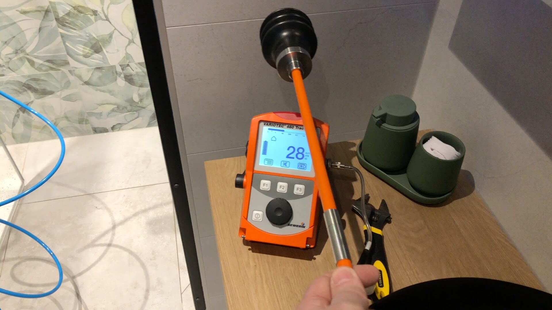 lekkage opsporen badkamer